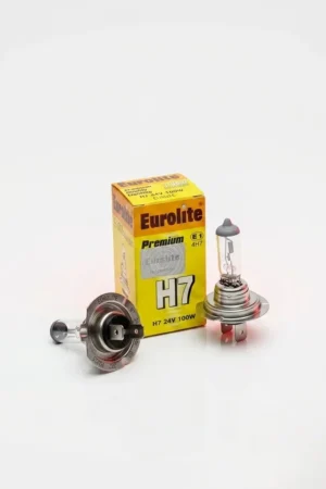 Eurolite H7 24V 100W halogen bulb with retail box